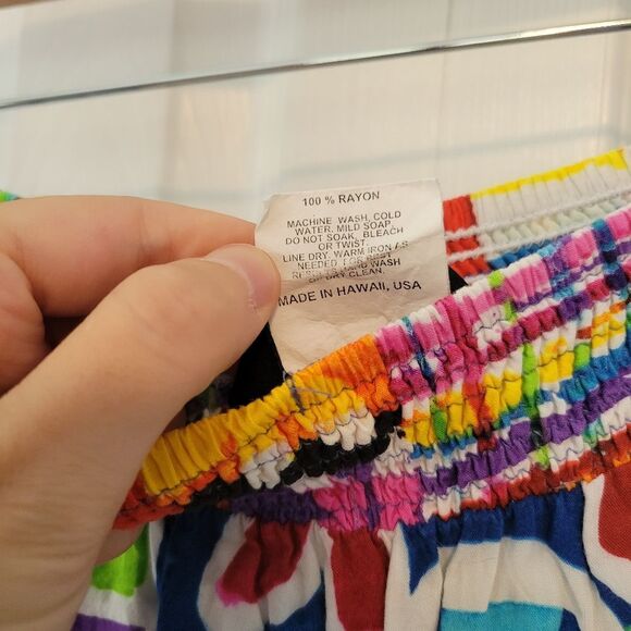 Jams World Flower Kraze Patterned Multicolored Maxi Skirt Size Small Vintage - Picture 7 of 7